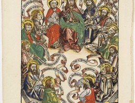 SCHEDEL, H. -  Sexta Etas Mudi. - Data est mihi potestas in celo et in terra: Salvator: