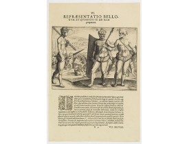 DE BRY, Th. -  VI. Repraesentatio  Bellorum, et Quomodo se ad Illa praeparent. DE BRY, Th. -  VI. Repraesentatio  Bellorum, et Quomodo se ad Illa praeparent.