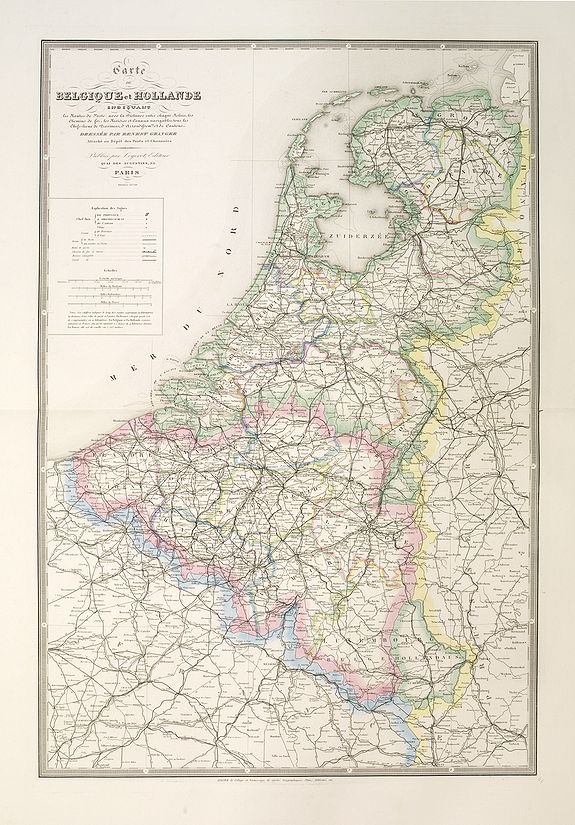Ancien Guide Baedeker Belgique Et Hollande – Carte Incluse, Livre Rare