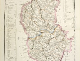 LOGEROT, A. / NOELLAT, J. B. -  Nouvelle Carte topographique et statistique du département du Rhône.