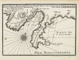 MICHELOT, H. / BREMOND, L. -  Plan de la Baye de Ville Franche et de celle de St. Souspir. (Villefranche-sur-Mer)