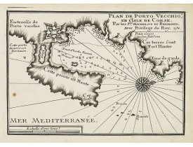 MICHELOT, H. / BREMOND, L. -  Plan de Porto Vecchio, en l'Isle de Corse. MICHELOT, H. / BREMOND, L. -  Plan de Porto Vecchio, en l'Isle de Corse.