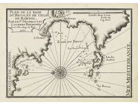 MICHELOT, H. / BREMOND, L. -  Plan de la Rade du Brusc, et de celle de Bandol. MICHELOT, H. / BREMOND, L. -  Plan de la Rade du Brusc, et de celle de Bandol.