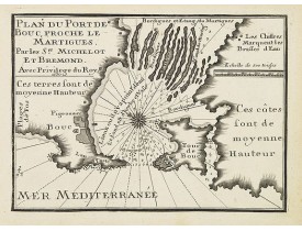 MICHELOT, H. / BREMOND, L. -  Plan du Port de Bouc, proche le Martigues. MICHELOT, H. / BREMOND, L. -  Plan du Port de Bouc, proche le Martigues.