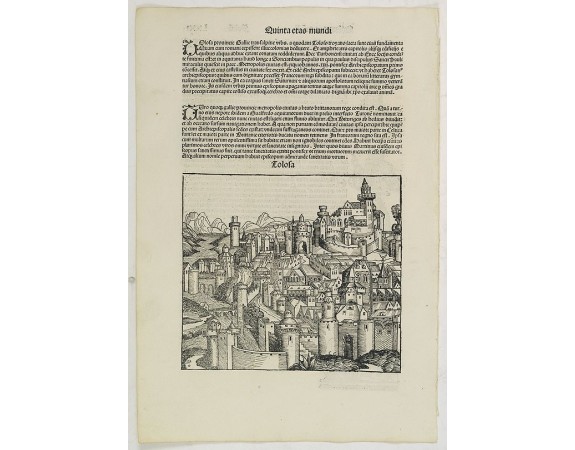 SCHEDEL, H. -  Quinta etas mundi / Tolosa (Toulouse).