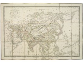 BRUÉ, A. H. -  Carte physique et politique de l'Asie. BRUÉ, A. H. -  Carte physique et politique de l'Asie.