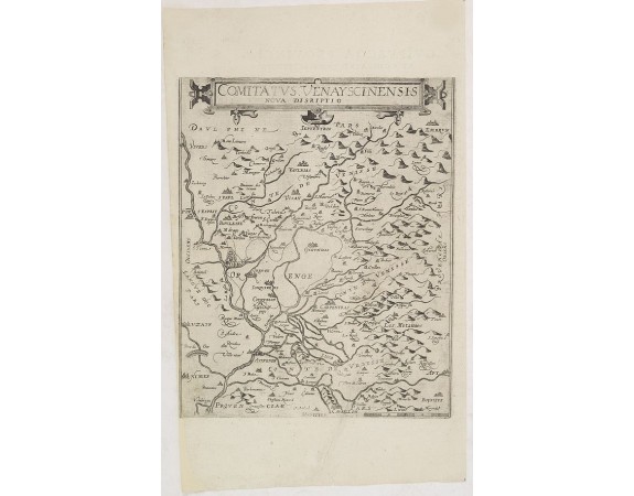 DE JODE, C. - Comitatus Venayscinensis Nova Discriptio. DE JODE, C. - Comitatus Venayscinensis Nova Discriptio.