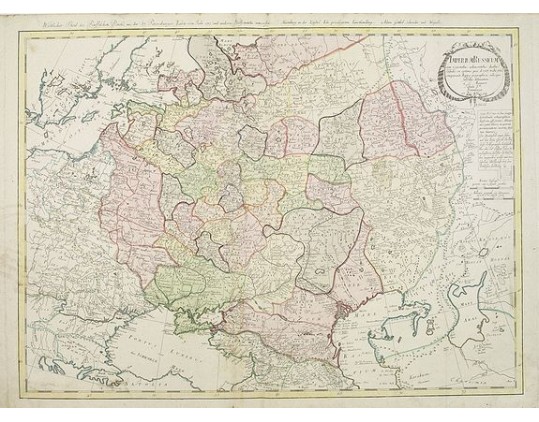 MANNERT, C. - Imperium Russicum, cum regionibus adiacentibus duabus Tabulis ex optima quae A. 1784 tribus foliis comparavit Mappa geographica, aliisque subsidiis delineatum a C. Mannert, Tabula Ima. . . MANNERT, C. - Imperium Russicum, cum regionibus adiacentibus duabus Tabulis ex optima quae A. 1784 tribus foliis comparavit Mappa geographica, aliisque subsidiis delineatum a C. Mannert, Tabula Ima. . .
