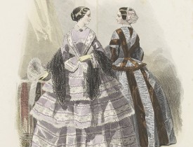 LES MODES PARISIENNES -  Paris fashion plate. (656)