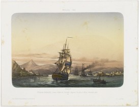 LEBRETON, L. -  ANGLAIS 1833 Entrée des Dardanelles, L'avant-Garde de l'escadre Anglaise franchit le détroit, Novembre 1853. LEBRETON, L. -  ANGLAIS 1833 Entrée des Dardanelles, L'avant-Garde de l'escadre Anglaise franchit le détroit, Novembre 1853.
