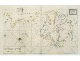 THORNTON, J. -  A large draught of the North part of CHINA. Shewing all the passages and chanells into the harbour of CHUSAN. / To the honourable the court of mannagers for the UNITED TRADE to the EAST INDIES. THORNTON, J. -  A large draught of the North part of CHINA. Shewing all the passages and chanells into the harbour of CHUSAN. / To the honourable the court of mannagers for the UNITED TRADE to the EAST INDIES.