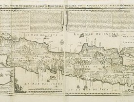 CHATELAIN, H. -  Carte de l'Ile de Java.