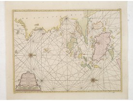 VAN KEULEN, G. -  Paskaart van de Eijlanden Cheuxan Lowang en alle deselfs onderhoorige Eylande. . . VAN KEULEN, G. -  Paskaart van de Eijlanden Cheuxan Lowang en alle deselfs onderhoorige Eylande. . .