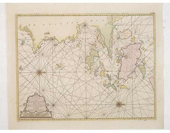 VAN KEULEN, G. - Paskaart van de Eijlanden Cheuxan Lowang en alle deselfs onderhoorige Eylande. . . VAN KEULEN, G. - Paskaart van de Eijlanden Cheuxan Lowang en alle deselfs onderhoorige Eylande. . .