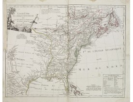 BOUDET -  Etats-Unis de l'amerique septentrionale avec les Isles Royale, de Terre Neuve. . . BOUDET -  Etats-Unis de l'amerique septentrionale avec les Isles Royale, de Terre Neuve. . .