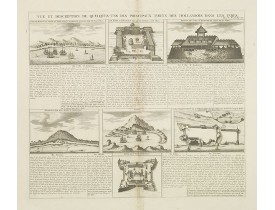 CHATELAIN, H. -  Vue et Description de Quelques-Uns des Principaux Forts des Hollandois dans les Indes . CHATELAIN, H. -  Vue et Description de Quelques-Uns des Principaux Forts des Hollandois dans les Indes .
