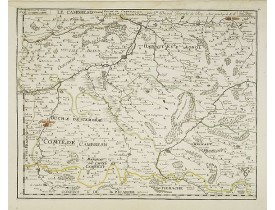 DU VAL, P. -  Le Cambresis comte duche de Cambray avec le Lardat du Château de Cambray . . . DU VAL, P. -  Le Cambresis comte duche de Cambray avec le Lardat du Château de Cambray . . .