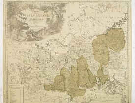 BIURMAN, G. -  Charta öfwer Wästmanland och Fierdhundra. Med Kongl. Maj.ts. nådigste privilegio utgifven af Kong:e Landtmäteri Contoiret. G. Biurman sculp.