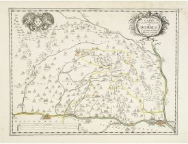 TAVERNIER, M. -  Carte de la Souveraineté de Dombes Et frontière de Bresse Augmentée et corrigée de nouveau. TAVERNIER, M. -  Carte de la Souveraineté de Dombes Et frontière de Bresse Augmentée et corrigée de nouveau.