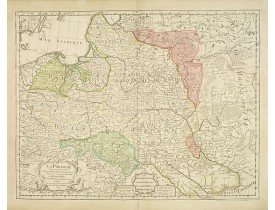 L'ISLE, G. de. / BUACHE, Ph. -  La Pologne Dressée sur ce qu'en ot donné Starovolsk, Beauplan, Hartnoch. . .