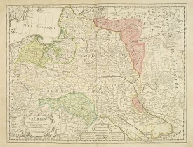 L'ISLE, G. de. / BUACHE, Ph. -  La Pologne Dressée sur ce qu'en ot donné Starovolsk, Beauplan, Hartnoch. . .