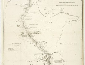 TARDIEU, J.B.P. / STAUNTON, G.L. -  Carte sur laquelle est tracé la route qu'à suivie l'ambassade Anglaise, Depuis Zhé-Hol en Tartarie jusqu'à Pekin, et de Pekin a Han-Choo-Foo, en Chine. . . Carte II.