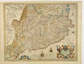 HONDIUS, J. -  Cataloniae principatus descriptio nova.