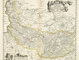 VAN LOCHOM, P. -  Carte générale de la Picardie nouvellement mise en lumiere. . .