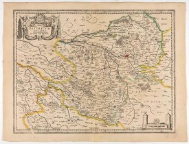 BLAEU, W. -  Bituricum Ducatus. Duche de Berri.