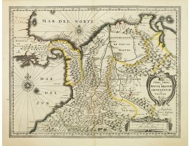 JANSSONIUS, J. -  Terra Firma et Novum regnum Granatense et Propayan. JANSSONIUS, J. -  Terra Firma et Novum regnum Granatense et Propayan.