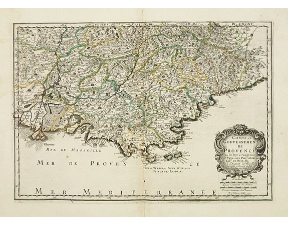 SANSON, N. / MARIETTE, P. - Comté, et Gouvernement de Provence. . . SANSON, N. / MARIETTE, P. - Comté, et Gouvernement de Provence. . .