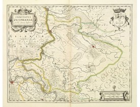 JANSSONIUS, J. -  Comitatus Zutphania. JANSSONIUS, J. -  Comitatus Zutphania.