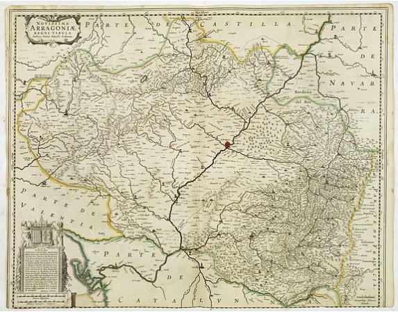 HONDIUS, H. - Novissima Arragoniae regni tabula. . . HONDIUS, H. - Novissima Arragoniae regni tabula. . .