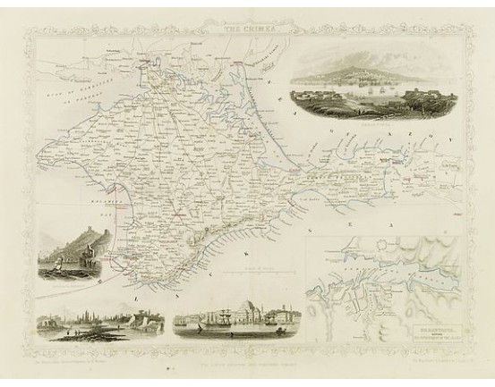 TALLIS, J. / THE LONDON PRINTING AND PUBLISHING COMPANY -  The Crimea.