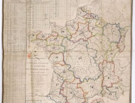 DUPAIN-TRIEL, J-L. -  Tableau géographique de la navigation intérieure du territoire de l'Empire français.