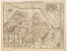 BELLEFOREST, F. de. -  Pourtraict du chasteau seigneurial, de Paulmy. BELLEFOREST, F. de. -  Pourtraict du chasteau seigneurial, de Paulmy.