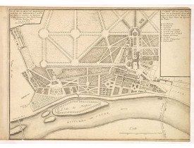 De FER, N. -  Plan de la belle et magnifique maison de Monsieur à St Cloud. . .