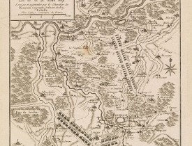 BEAURAIN, le Chevalier de -  Carte des camps de Lugny et de Strees les 10. et 21. Aoust 1691.