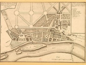 De FER, N. -  Plan de la belle et magnifique maison de Monsieur à St Cloud.