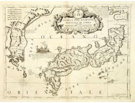 CORONELLI, V.M. -  Isola del Giapone e Penisola di Corea. . . CORONELLI, V.M. -  Isola del Giapone e Penisola di Corea. . .