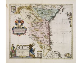 BLAEU, J. -  Norlandiae et quibies Gestricia et Helsingicae regiones Auct: Andrea Buraeo Sueco.