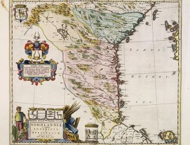 BLAEU, J. -  Norlandiae et quibies Gestricia et Helsingicae regiones Auct: Andrea Buraeo Sueco.