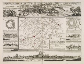 JOLLAIN, F. -  Le comte de Namur et partie des Duchez de Brabant. . .