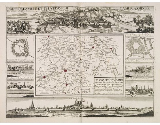 JOLLAIN, F. -  Le comte de Namur et partie des Duchez de Brabant. . .