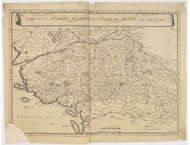 MARIETTE, P. -  Pictaviae Ducatus Descriptio, Carte du Duché de Poictou.