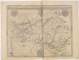 BOUGUEREAU, M. / LECLERC, J. -  Description du pays Armorique a pres[ent] Bretaigne.
