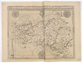 BOUGUEREAU, M. / LECLERC, J. -  Description du pays Armorique a pres[ent] Bretaigne.