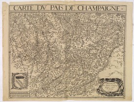 BOUGUEREAU, M. / LECLERC, J. -  Carte du Pais de Champaigne.