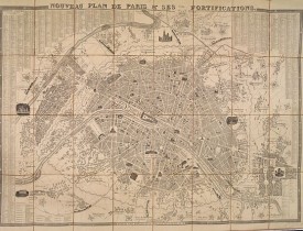 DANLOS. -  Nouveau plan de Paris & ses fortifications.