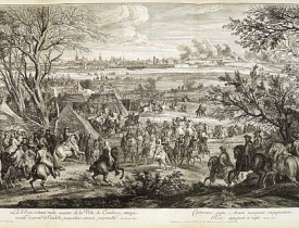 MEULEN, Adam Frans Van der. -  Le Roy s'estant rendu maître de la Ville de Cambray, attaque ensuite et prend la Citadelle, jusqu'alors estimée imprenable, en l'année 1677.